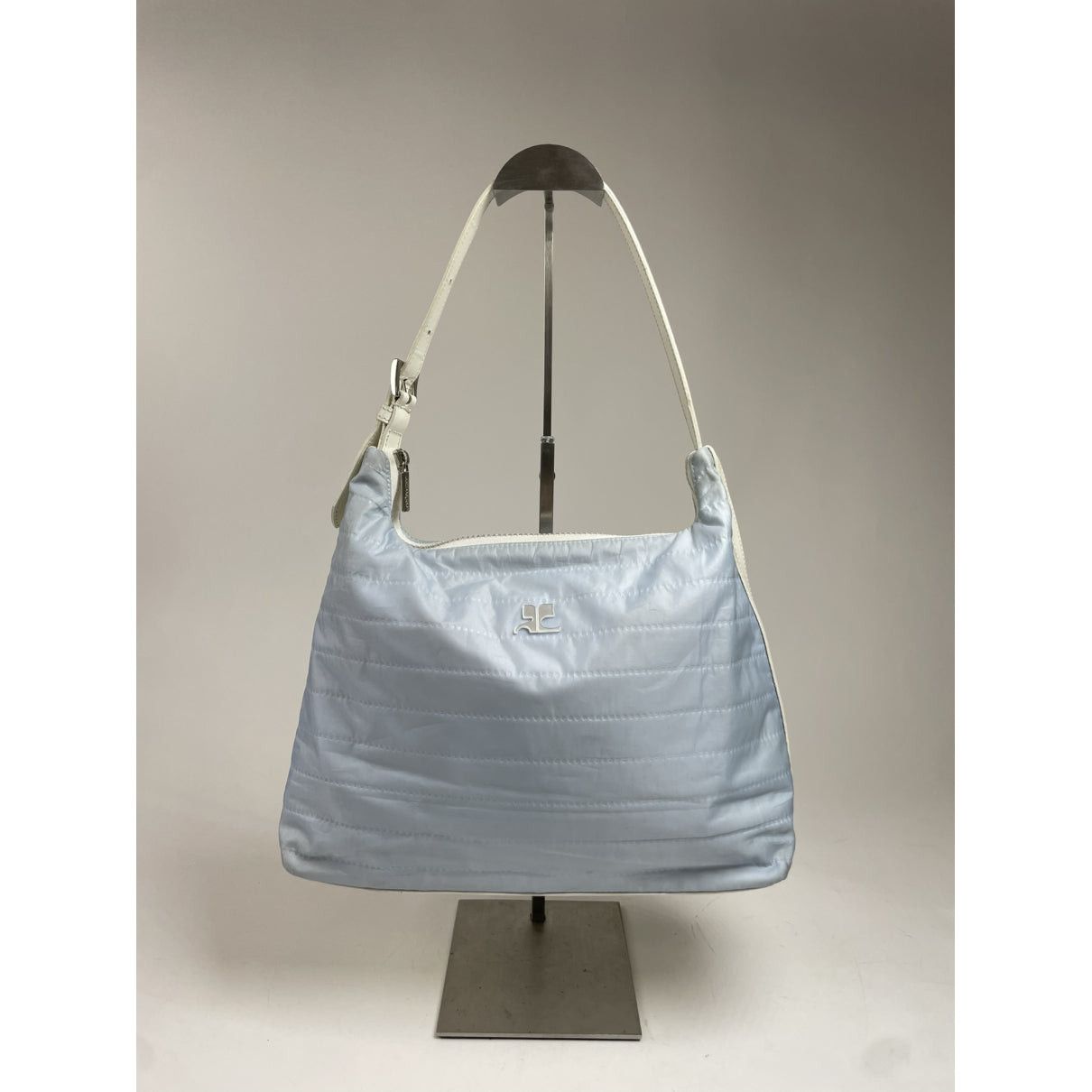 Courreges Courrèges Blue Cotton Handbag Size ONE SIZE - 2 Thumbnail