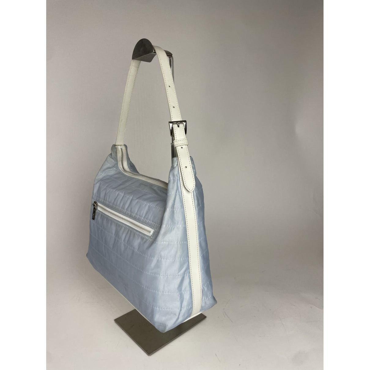 Courreges Courrèges Blue Cotton Handbag Size ONE SIZE - 3 Thumbnail