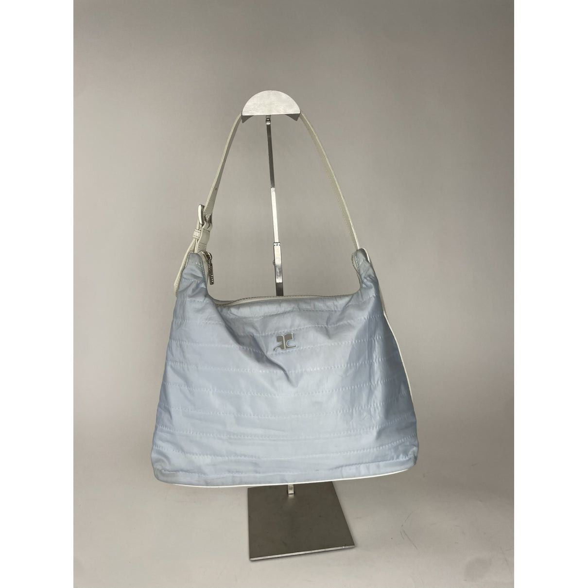 Courreges Courrèges Blue Cotton Handbag Size ONE SIZE - 5 Thumbnail