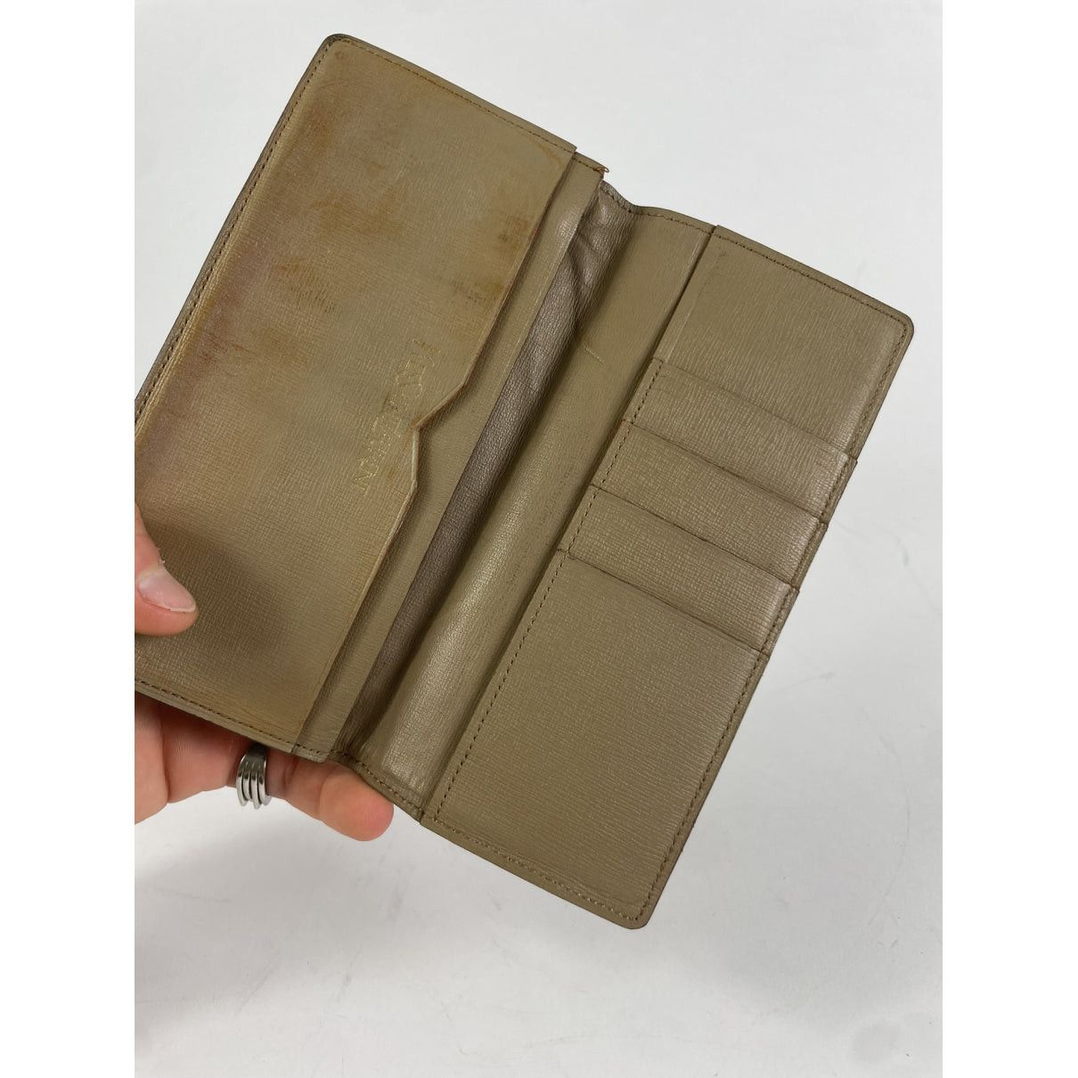 Yves Saint Laurent Beige Leather Wallet Size ONE SIZE - 5 Thumbnail