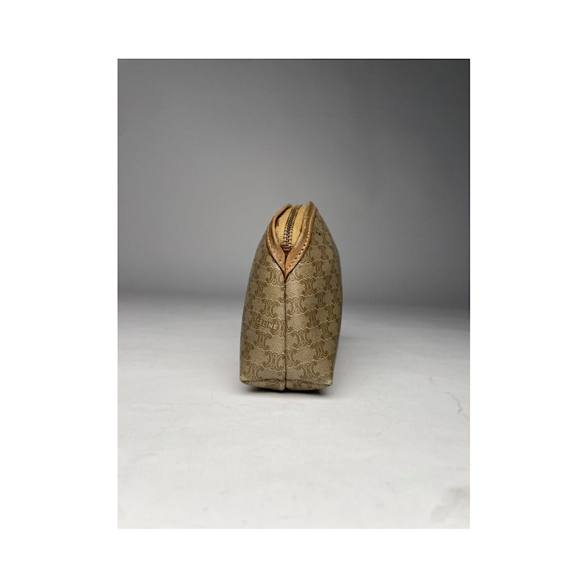 Celine Hobo Beige Leather Clutch Bag Size ONE SIZE - 5 Thumbnail