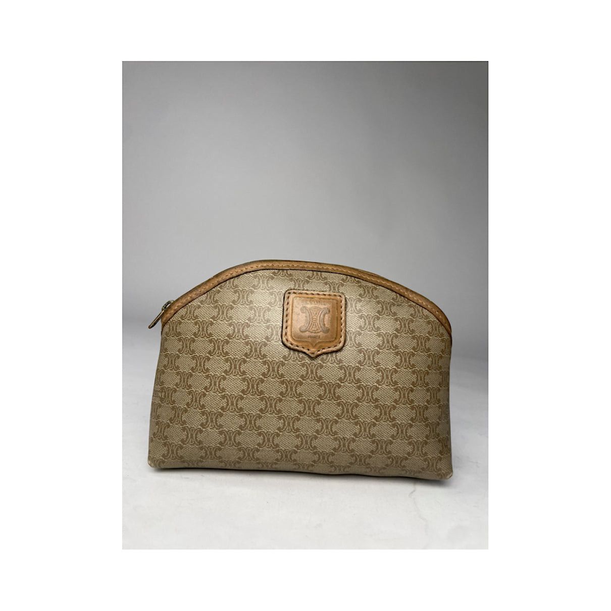 Celine Hobo Beige Leather Clutch Bag Size ONE SIZE - 2 Thumbnail