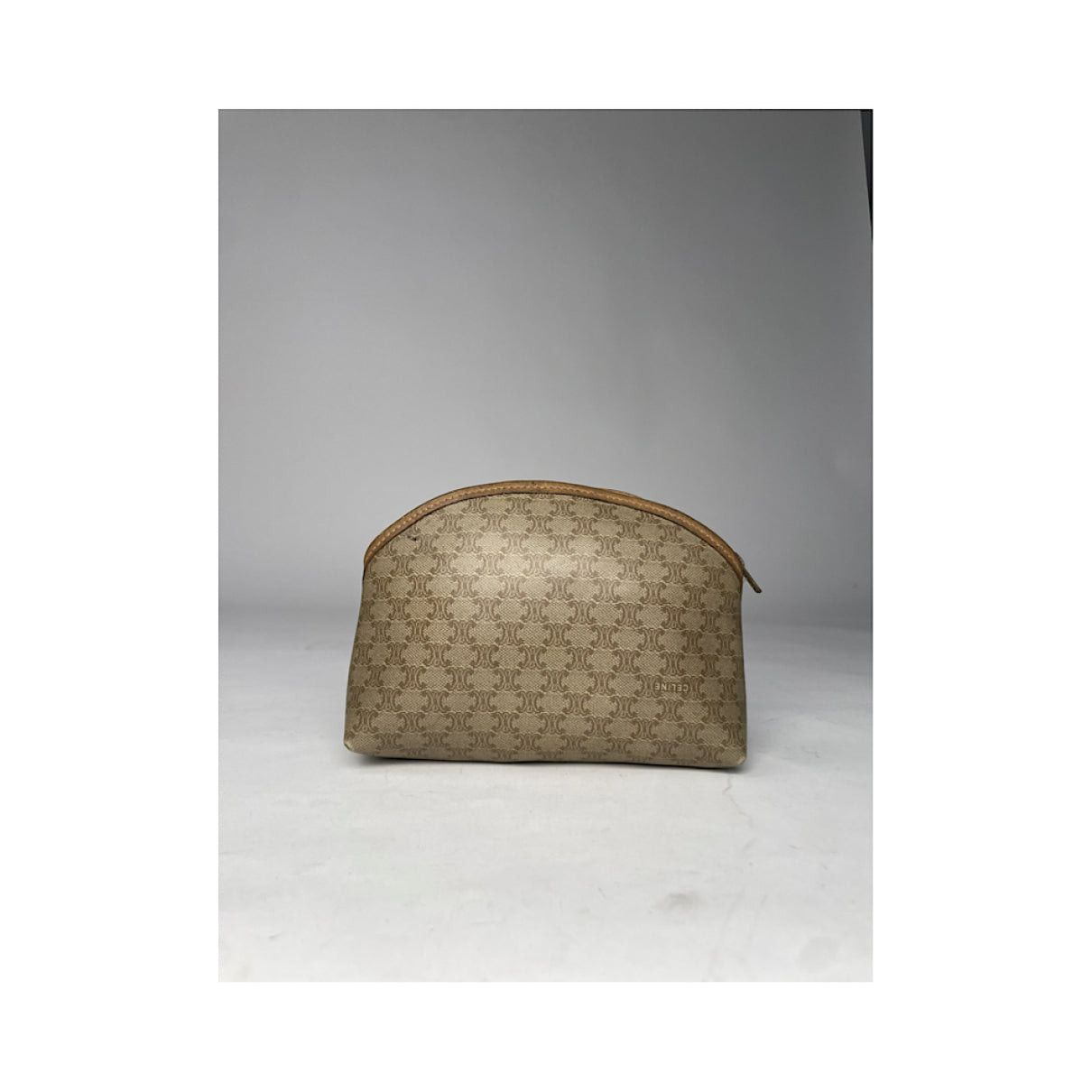Celine Hobo Beige Leather Clutch Bag Size ONE SIZE - 4 Thumbnail