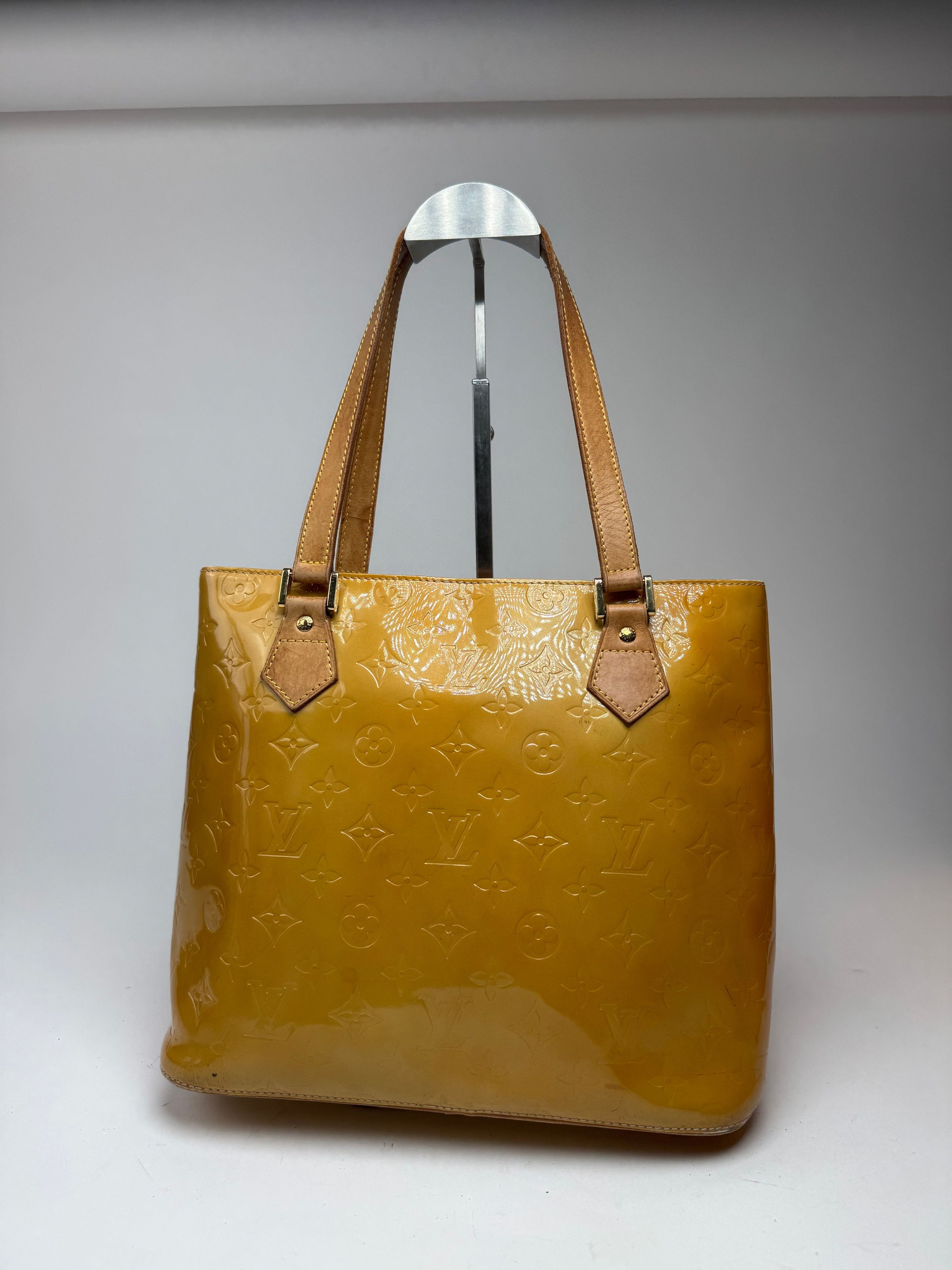 Louis Vuitton Vintage Vernis Leather Bag Yellow Size ONE SIZE - 10 Thumbnail