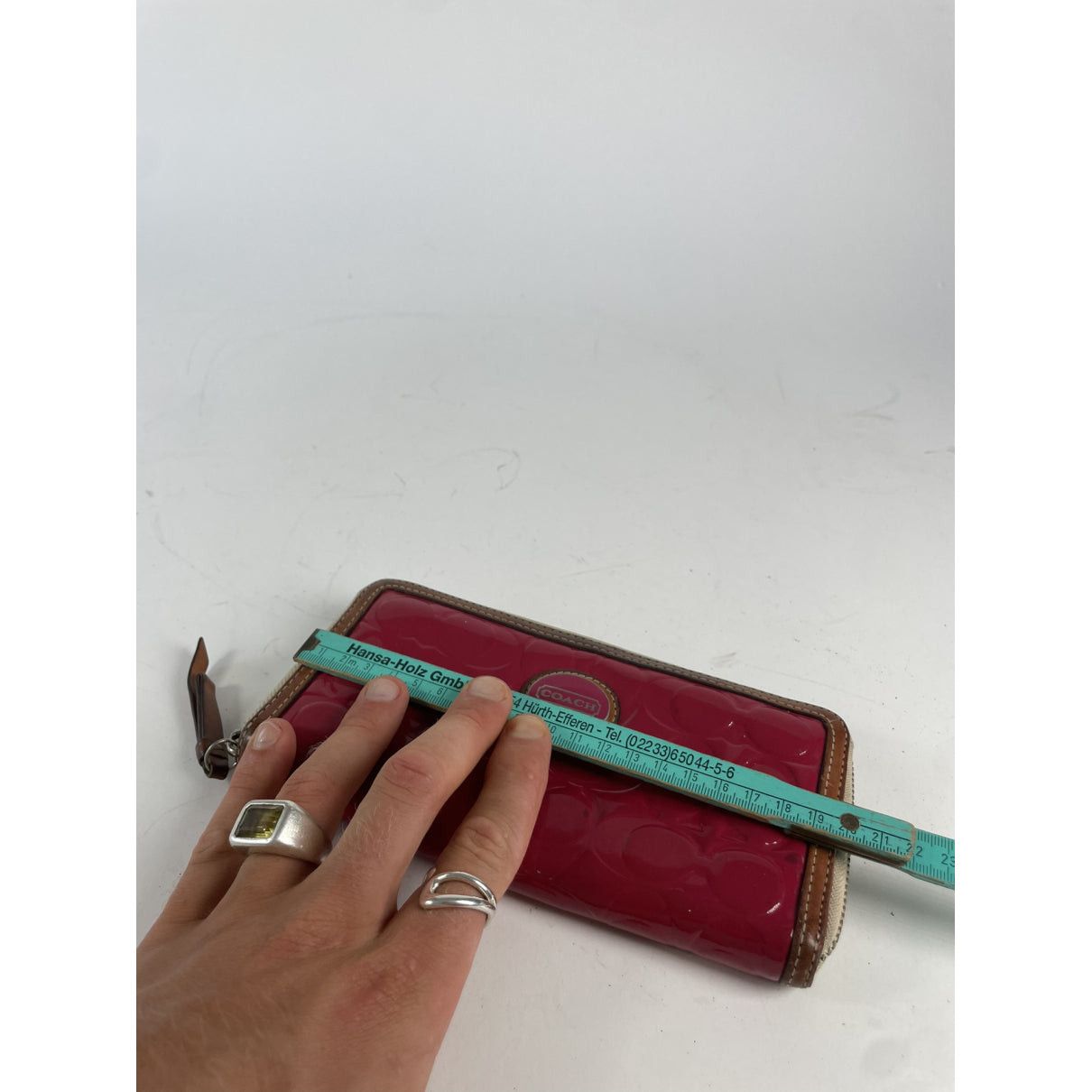 Coach Cartable mini sierra Red Patent Leather Wallet Size ONE SIZE - 5 Thumbnail