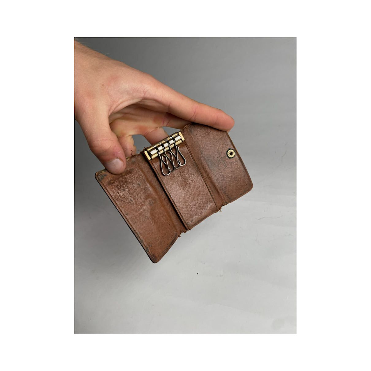 Louis Vuitton Lockme Brown Leather Purse Size ONE SIZE - 3 Thumbnail