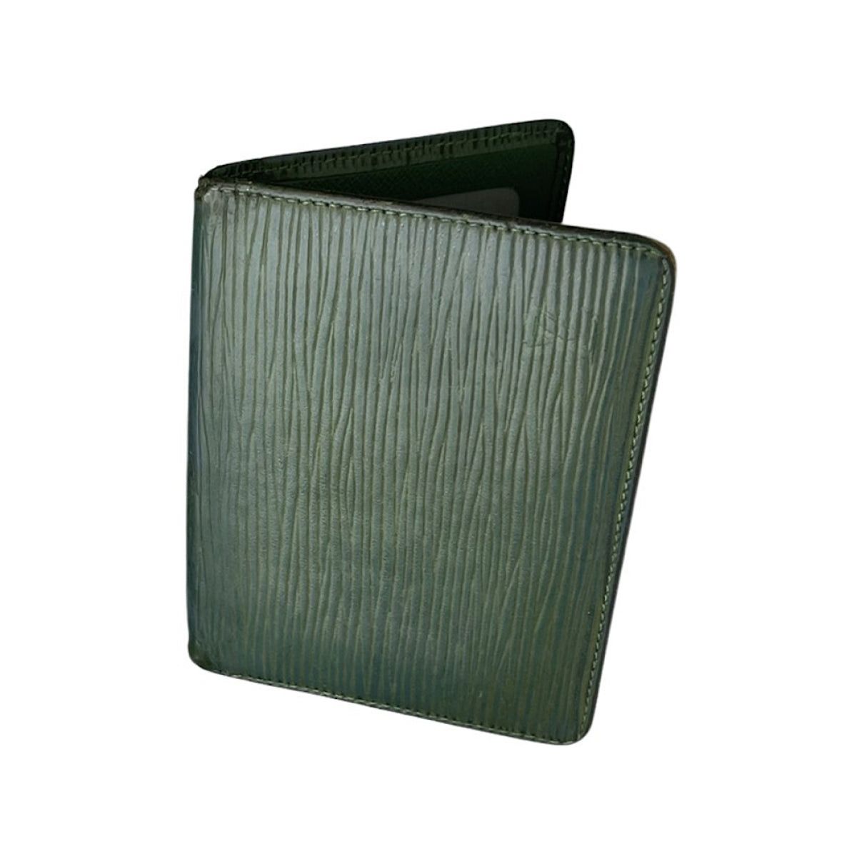 Louis Vuitton Green Leather Purse Size ONE SIZE - 2 Thumbnail