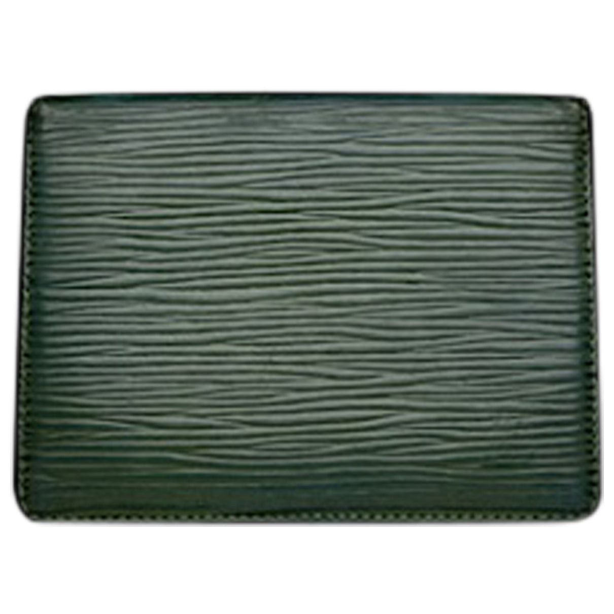 Louis Vuitton Green Leather Purse Size ONE SIZE - 3 Thumbnail
