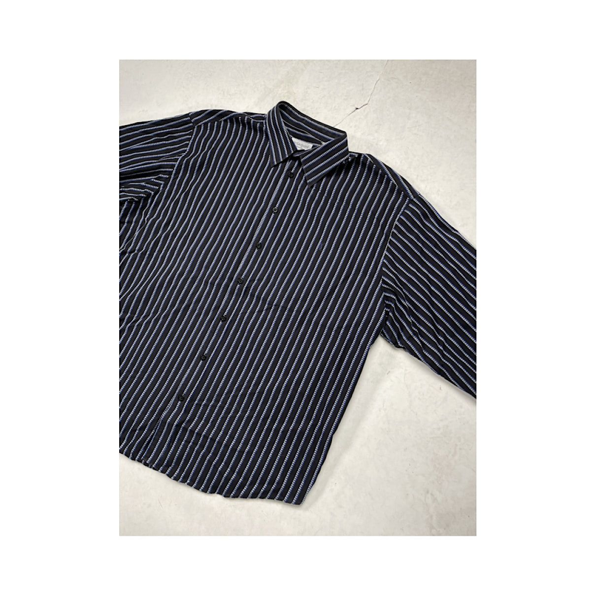Yves Saint Laurent Black Cotton Shirt Size XXL / US 16-18 / IT 52-54 - 3 Thumbnail