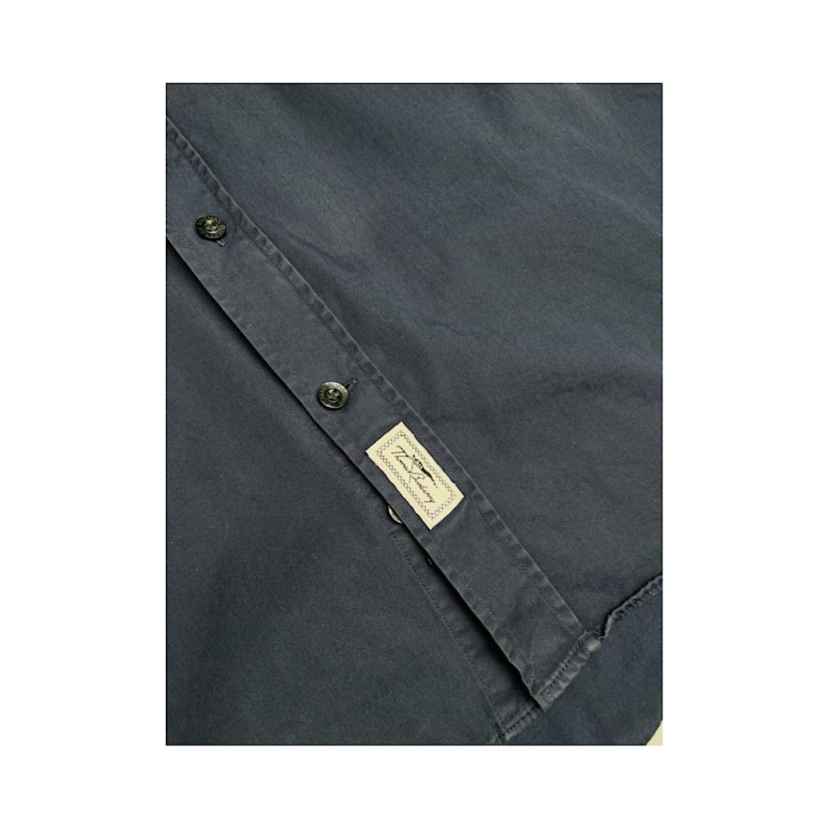 Burberry Navy Cotton Shirt Size L / US 10 / IT 46 - 5 Thumbnail