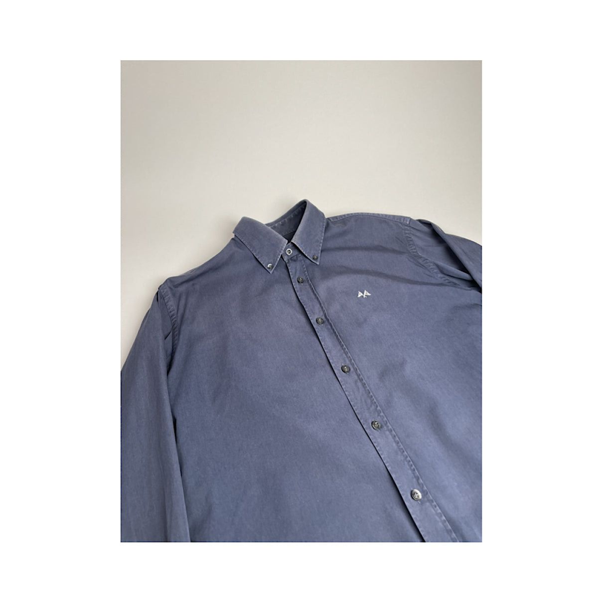 Burberry Navy Cotton Shirt Size L / US 10 / IT 46 - 3 Thumbnail