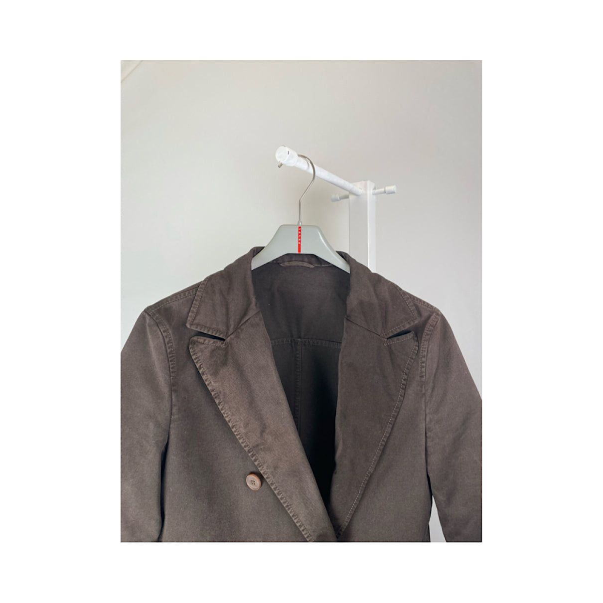 Jil Sander Brown Cotton Coat Size L / US 10 / IT 46 - 5 Thumbnail