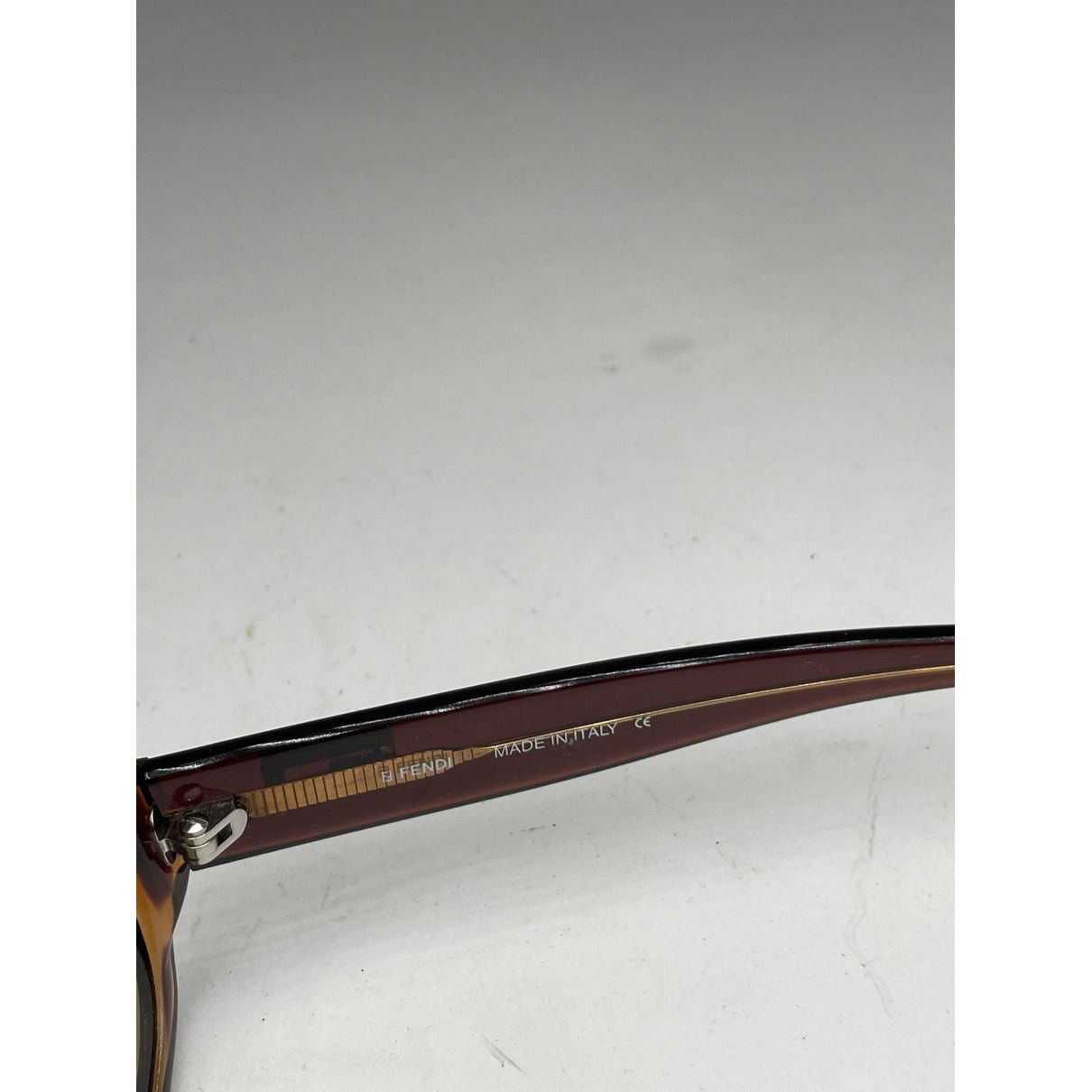 Fendi Red Plastic Sunglasses Size ONE SIZE - 2 Thumbnail