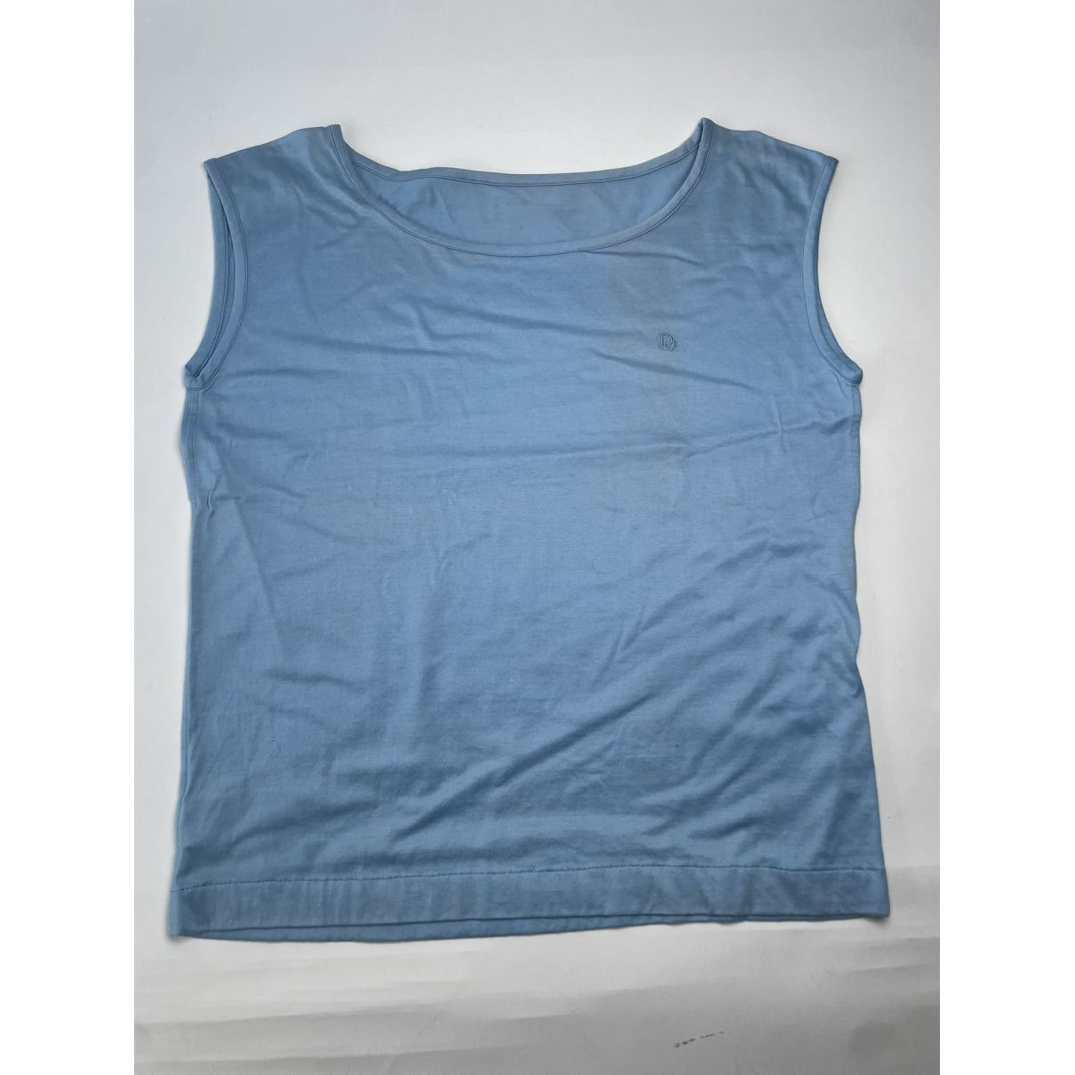 Dior J'adore Turquoise Cotton Top Size M / US 6-8 / IT 42-44 - 2 Thumbnail