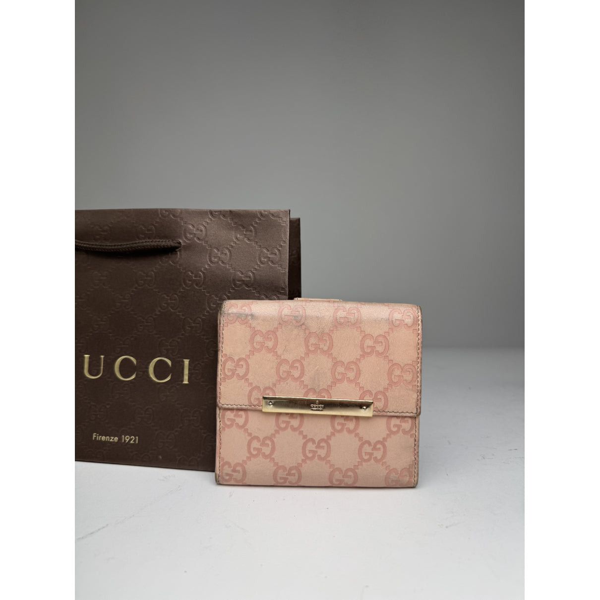 Gucci GG Blooms Pink Leather Wallet Size ONE SIZE - 5 Thumbnail