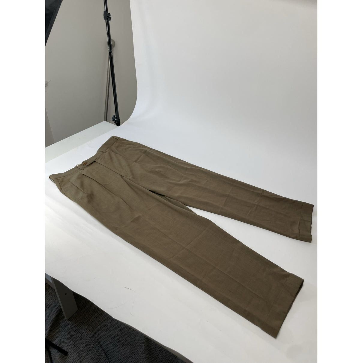 Ermenegildo Zegna Brown Wool Trouser Size 36" / US 14 / IT 50 - 2 Thumbnail