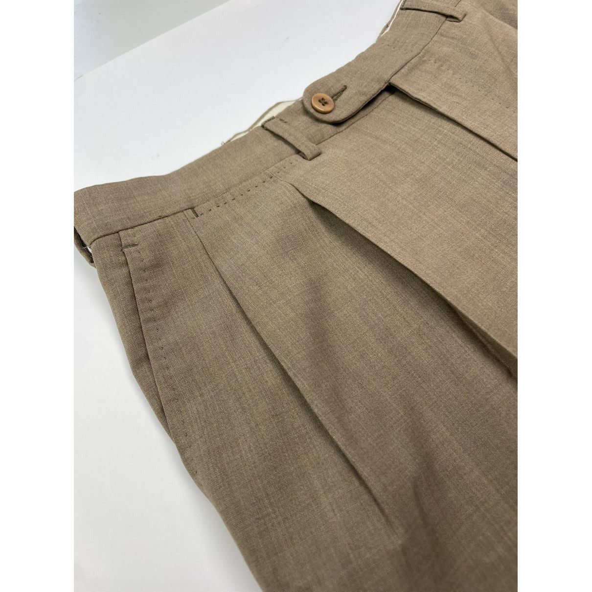 Ermenegildo Zegna Brown Wool Trouser Size 36" / US 14 / IT 50 - 3 Thumbnail