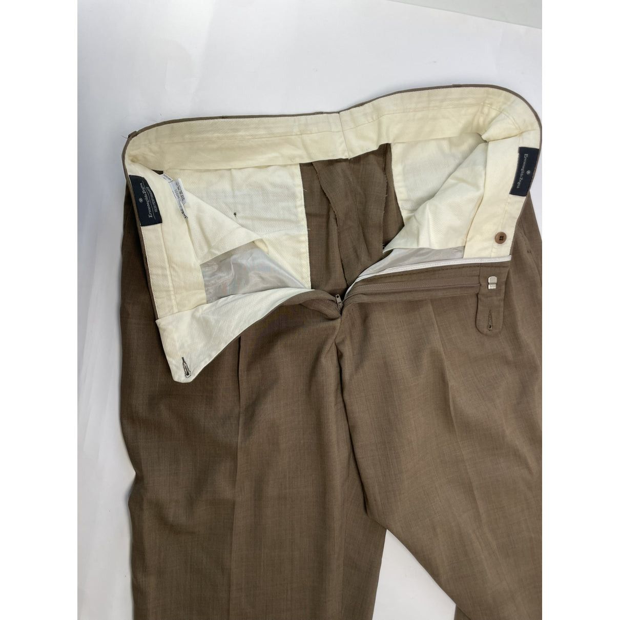 Ermenegildo Zegna Brown Wool Trouser Size 36" / US 14 / IT 50 - 5 Thumbnail