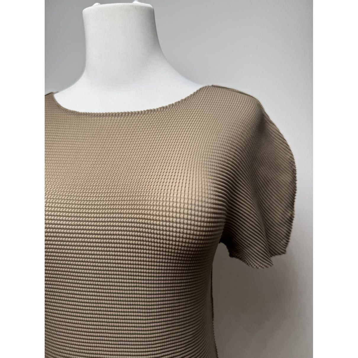 Issey Miyake Brown Polyester Top Size M / US 6-8 / IT 42-44 - 3 Thumbnail