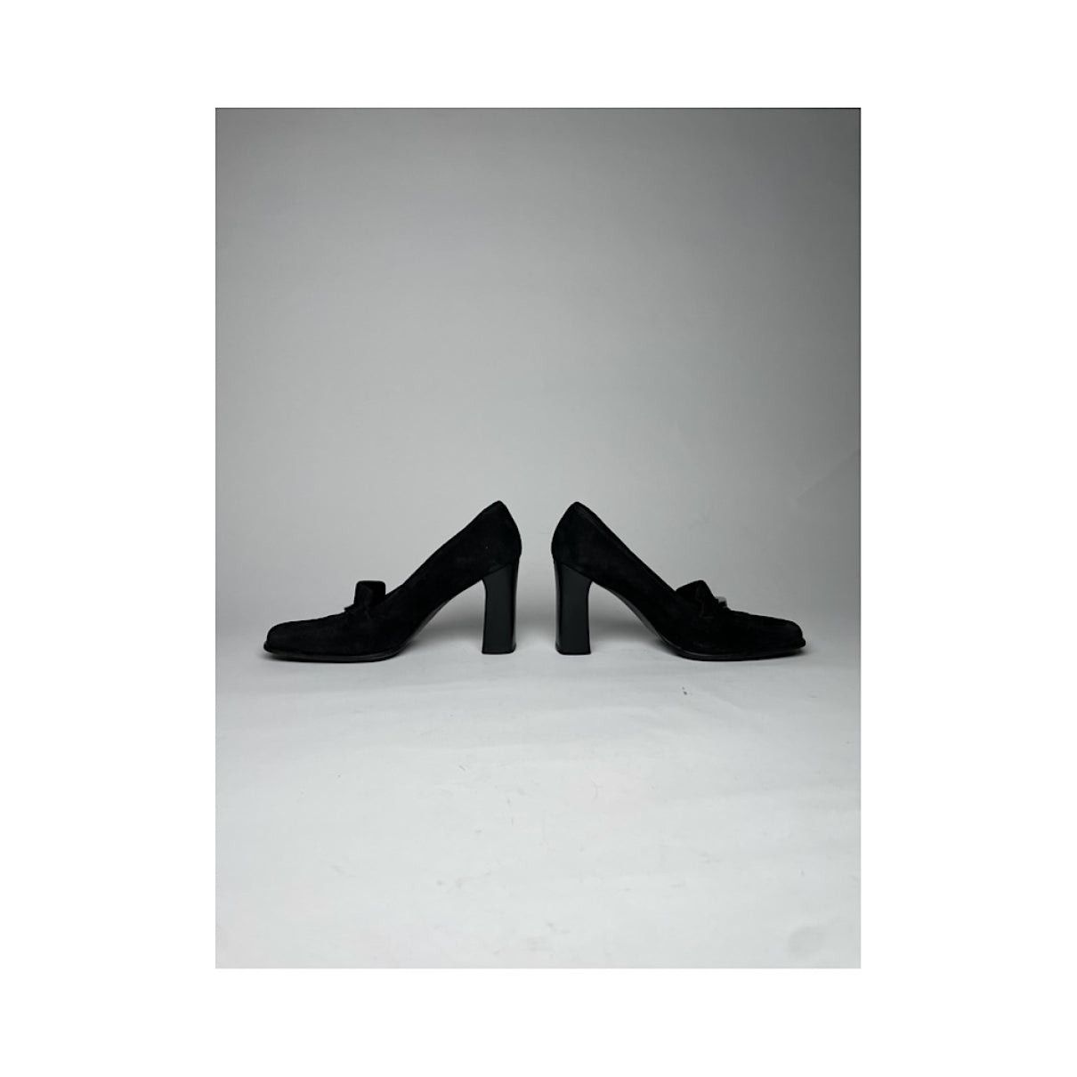 Gucci Peyton Black Leather Heel Size US 8 / IT 38 - 5 Thumbnail