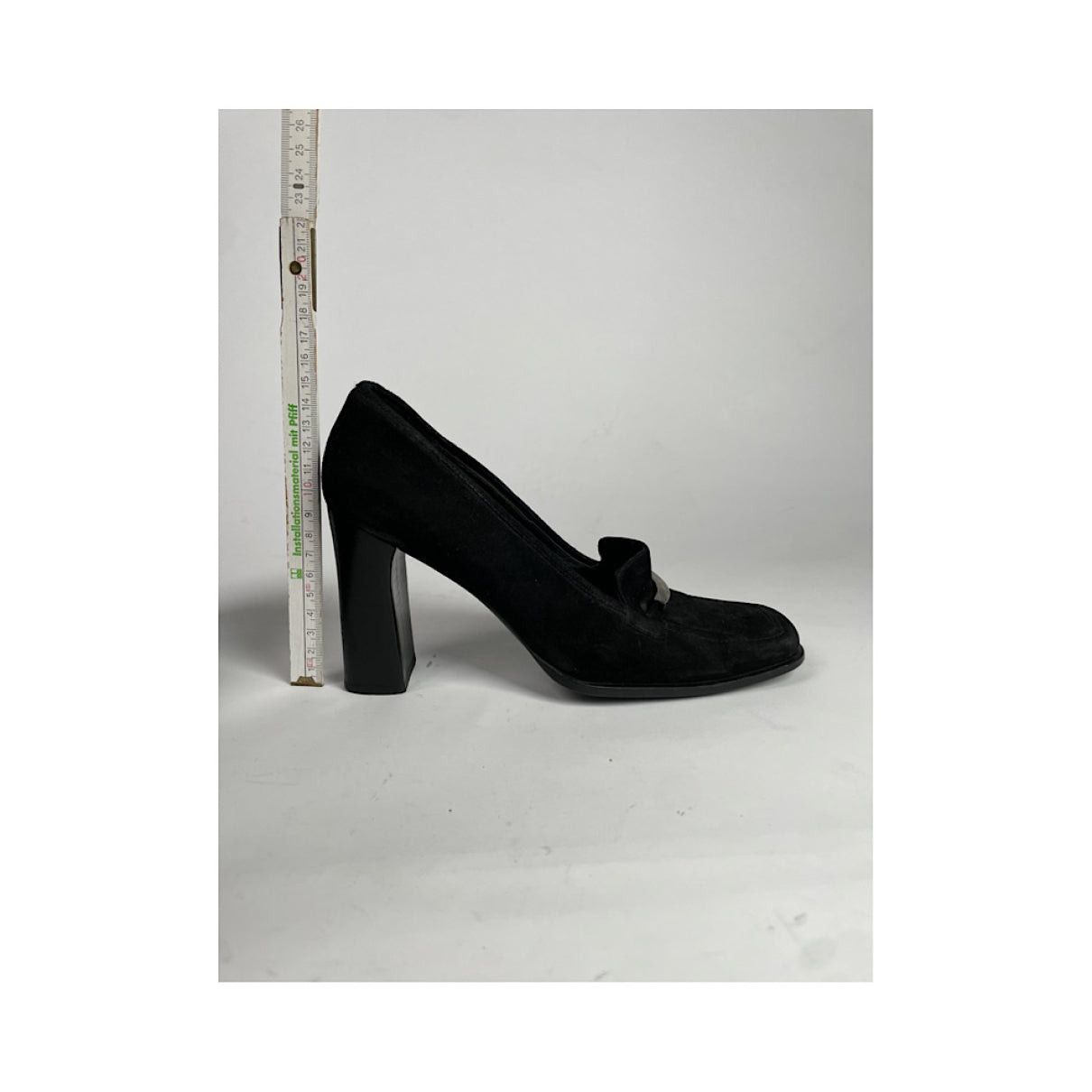 Gucci Peyton Black Leather Heel Size US 8 / IT 38 - 2 Thumbnail