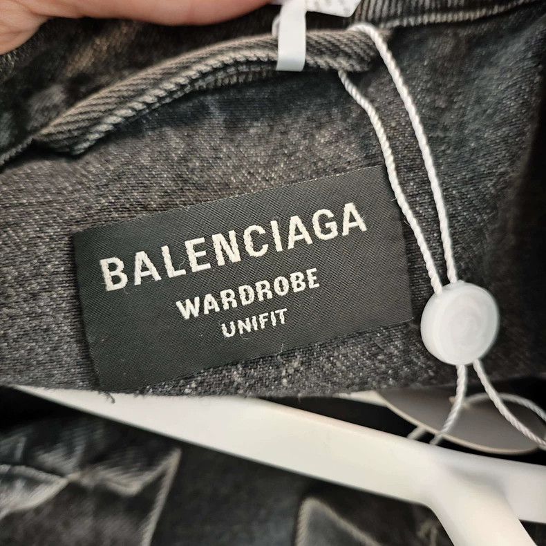 Balenciaga Balenciaga Gray Denim Jacket - dmc Size US S / EU 44-46 / 1 - 3 Thumbnail