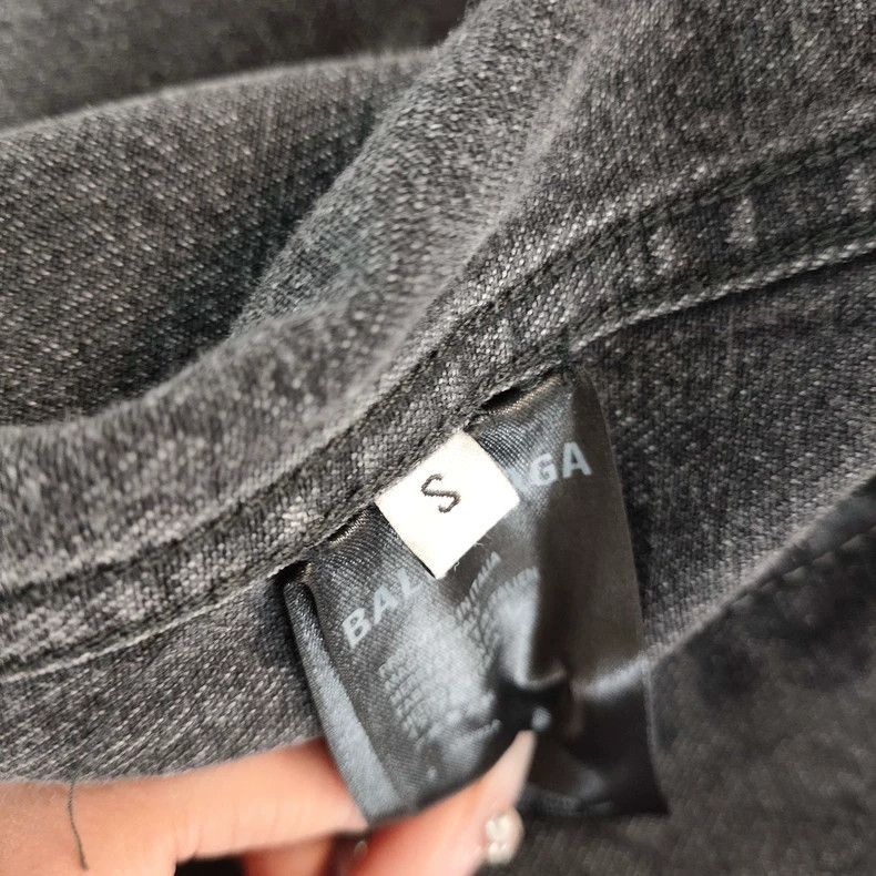 Balenciaga Balenciaga Gray Denim Jacket - dmc Size US S / EU 44-46 / 1 - 5 Thumbnail