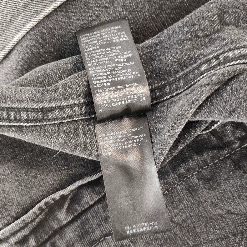 Balenciaga Balenciaga Gray Denim Jacket - dmc Size US S / EU 44-46 / 1 - 6 Thumbnail