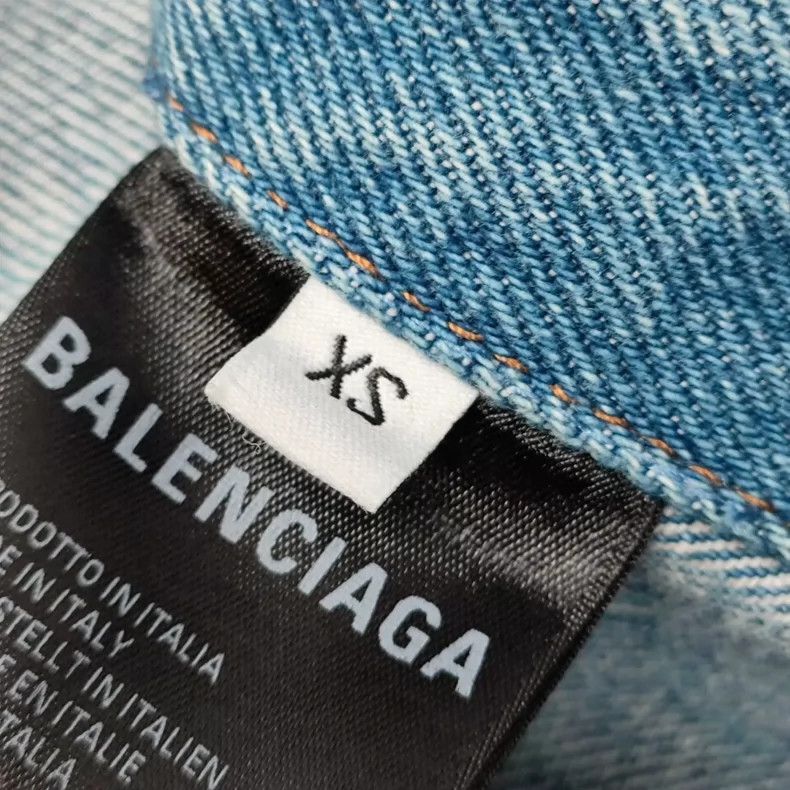 Balenciaga Balenciaga Blue Denim Jacket XS - dmc Size US XS / EU 42 / 0 - 3 Thumbnail