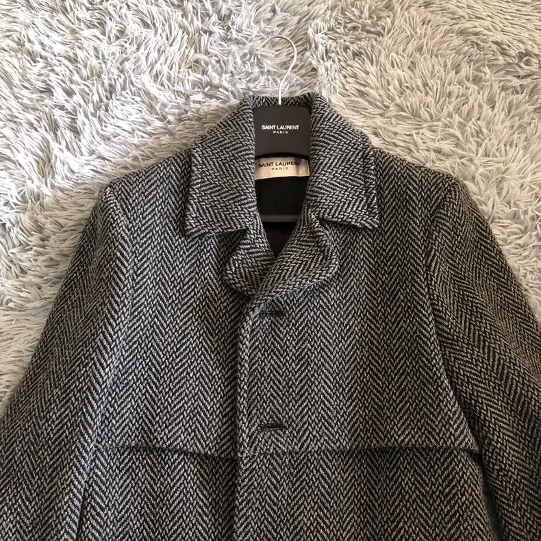 Saint Laurent Paris Saint Laurent 17FW Double Layer Wool Coat - dmc Size US M / EU 48-50 / 2 - 3 Thumbnail