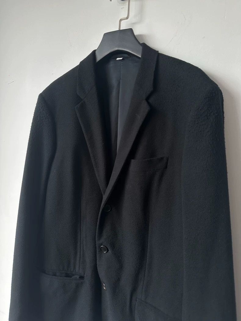 Helmut Lang Helmut Lang 3B Boiled Wool Blazer - dmc Size US M / EU 48-50 / 2 - 2 Thumbnail