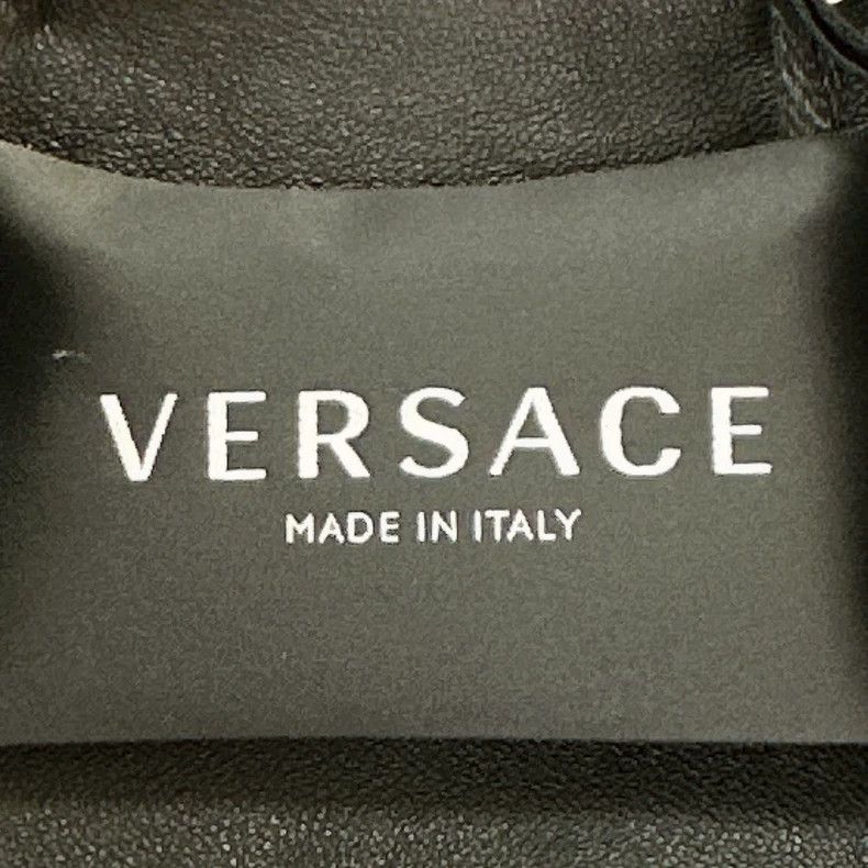 Versace Versace Black Leather Jacket - dmc Size US M / EU 48-50 / 2 - 3 Thumbnail