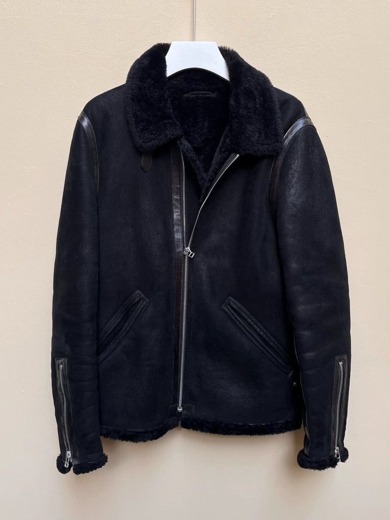 Helmut Lang Helmut Lang Shearling Leather Jacket - dmc Size US S / EU 44-46 / 1 - 4 Thumbnail