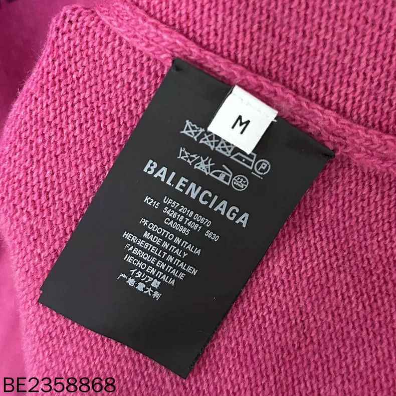 Balenciaga Balenciaga Turtleneck Logo Cashmere Sweater - dmc Size US M / EU 48-50 / 2 - 6 Thumbnail