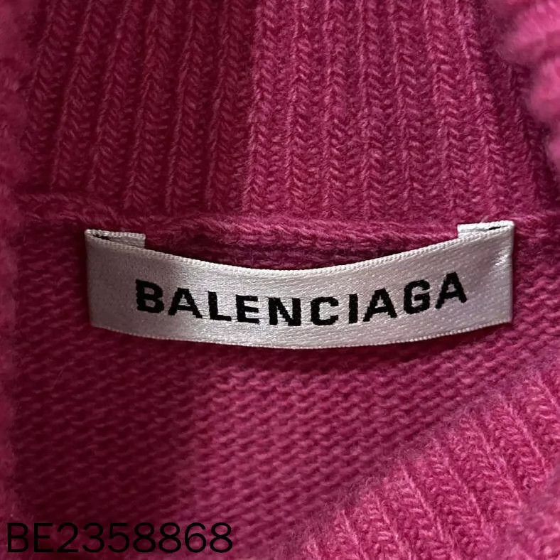 Balenciaga Balenciaga Turtleneck Logo Cashmere Sweater - dmc Size US M / EU 48-50 / 2 - 5 Thumbnail
