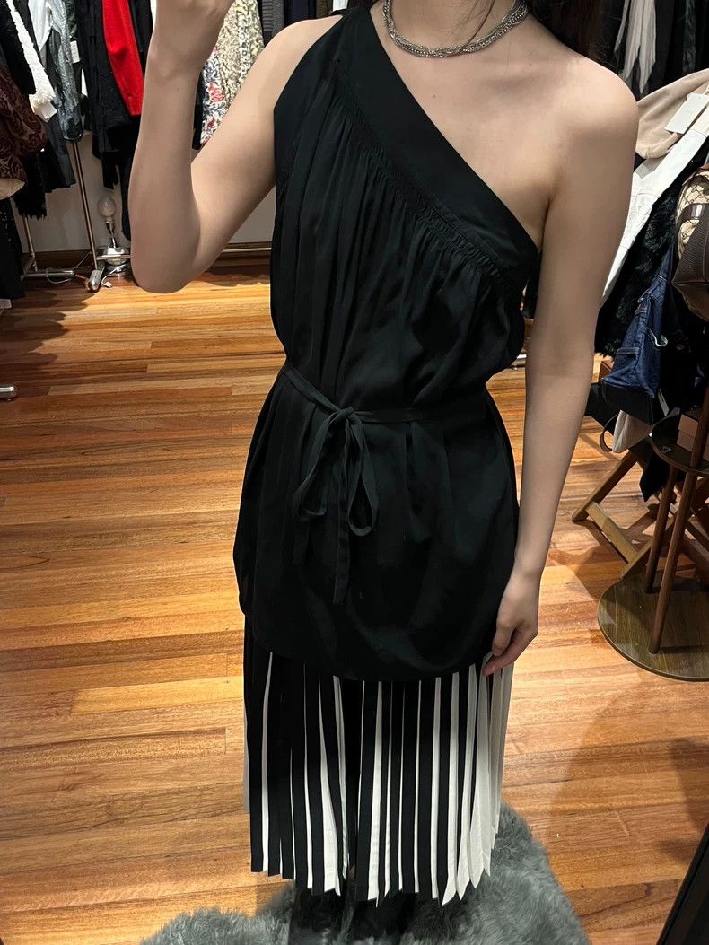 Helmut Lang Helmut Lang One-Shoulder Sash Top - dmc Size US S / EU 44-46 / 1 - 7 Thumbnail