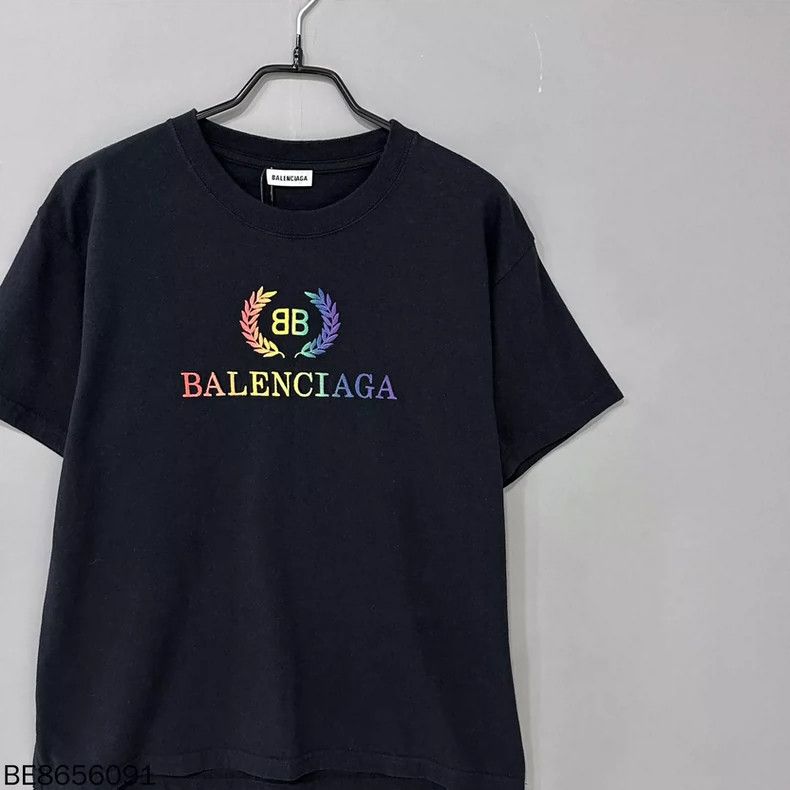 Balenciaga Balenciaga Embroidered Wheat Logo T-shirt - dmc Size US XL / EU 56 / 4 - 2 Thumbnail