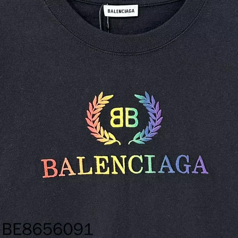 Balenciaga Balenciaga Embroidered Wheat Logo T-shirt - dmc Size US XL / EU 56 / 4 - 4 Thumbnail