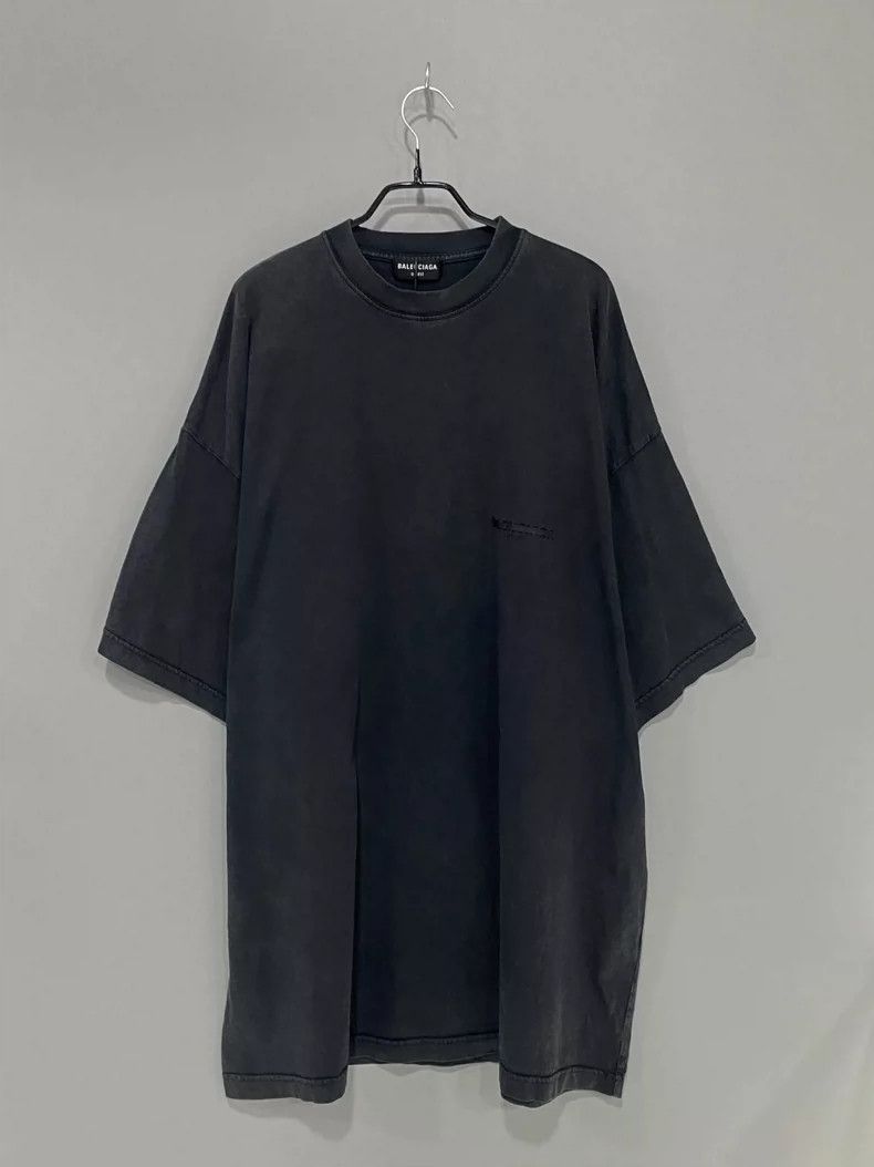 Balenciaga Balenciaga Logo Covered Short Sleeve Tee - dmc Size US M / EU 48-50 / 2 - 2 Thumbnail