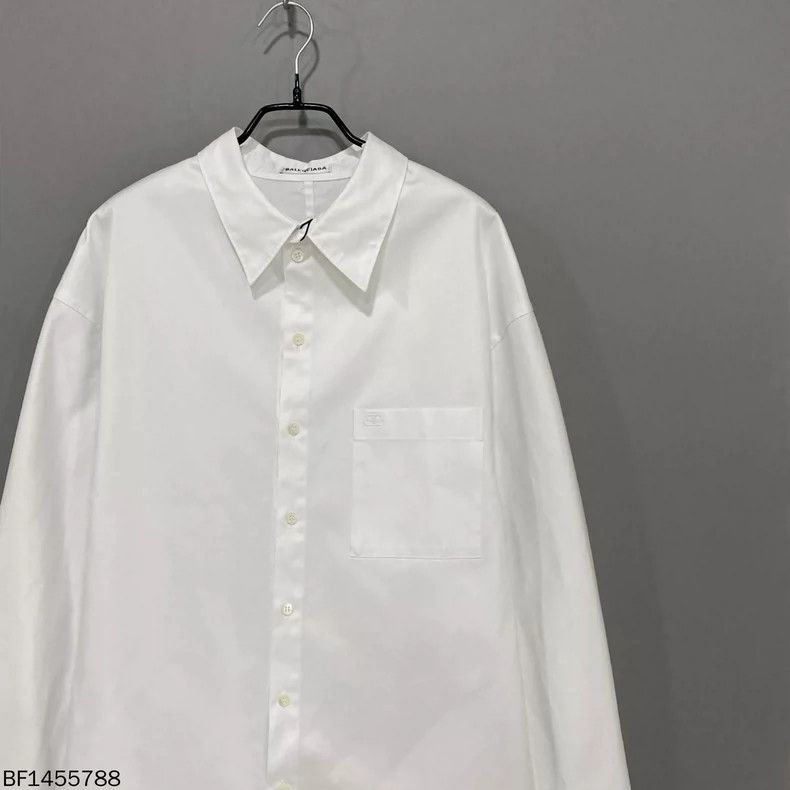 Balenciaga Balenciaga Embroidered Logo Button Shirt - dmc Size US M / EU 48-50 / 2 - 2 Thumbnail