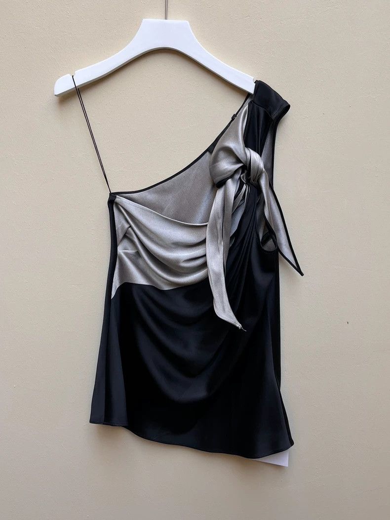 Helmut Lang Helmut Lang Two-Way Satin Halter Top - dmc Size US M / EU 48-50 / 2 - 5 Thumbnail