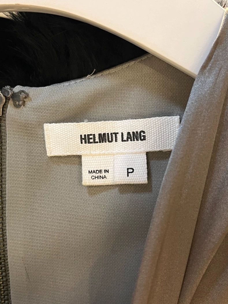 Helmut Lang Helmut Lang Champagne One-Shoulder Satin Top - dmc Size US M / EU 48-50 / 2 - 9 Thumbnail