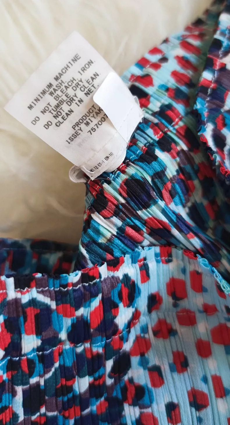 Issey Miyake Issey Miyake Blue Gradient Polka Dot Skirt - dmc Size US 26 / EU 42 - 3 Thumbnail