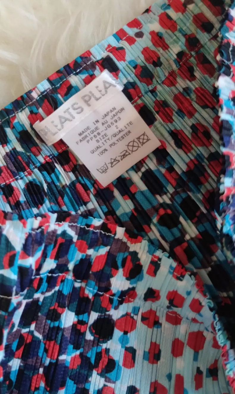 Issey Miyake Issey Miyake Blue Gradient Polka Dot Skirt - dmc Size US 26 / EU 42 - 5 Thumbnail