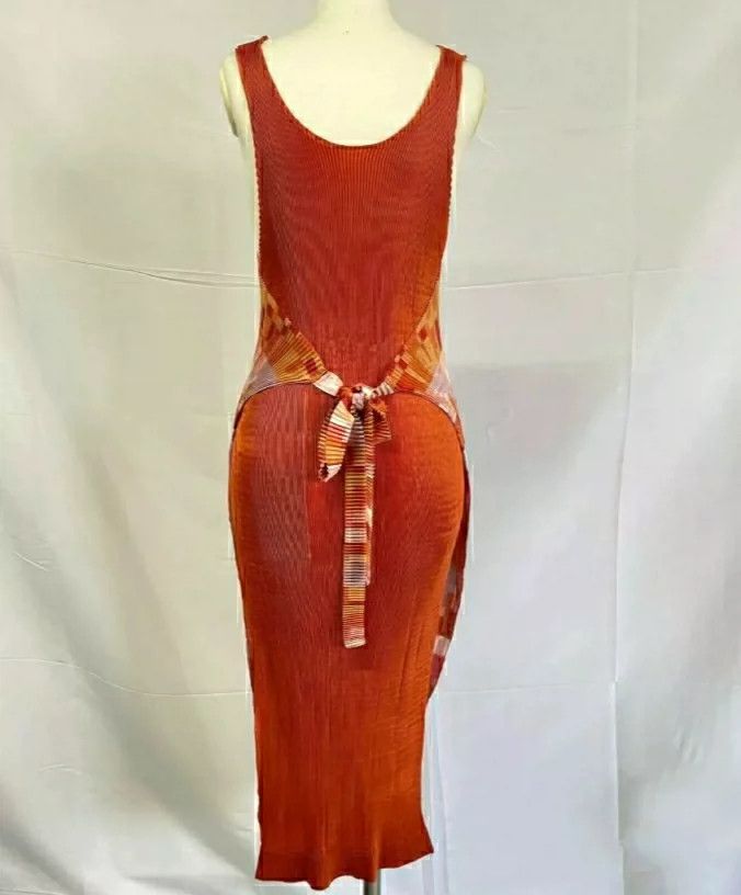 Issey Miyake Issey Miyake Vintage High-Slit Dress - dmc Size US 28 / EU 44 - 3 Thumbnail
