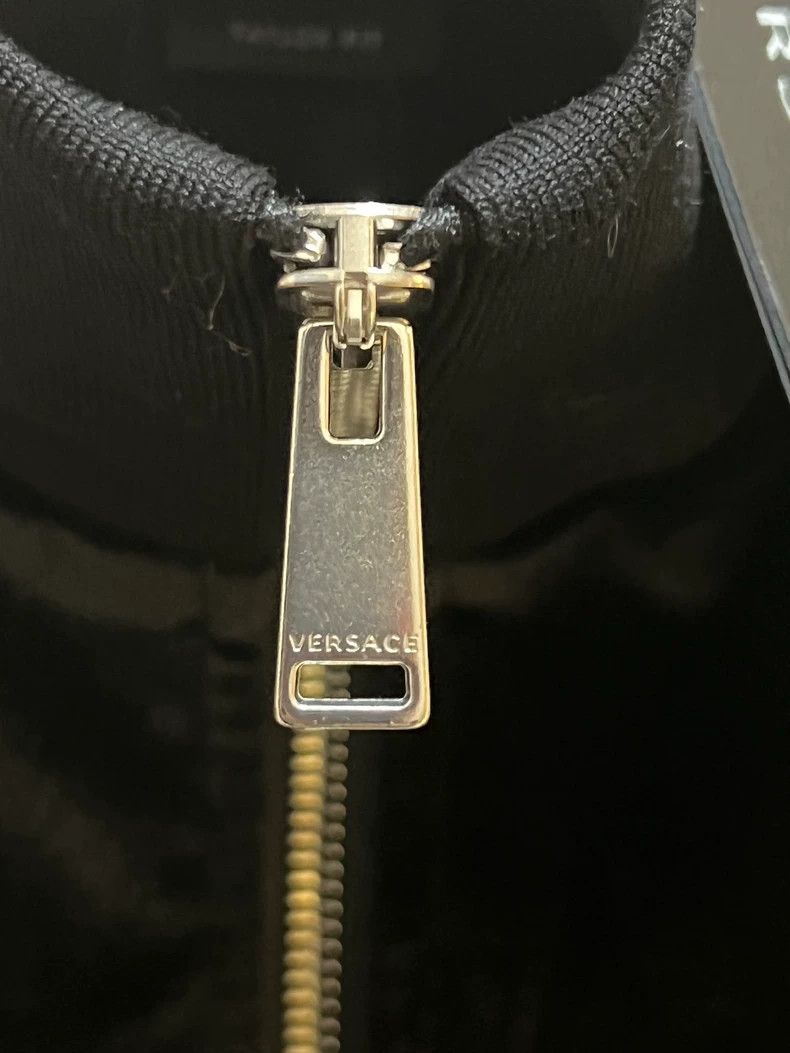 Versace VERSACE Black Velour Bomber Jacket - dmc Size US L / EU 52-54 / 3 - 5 Thumbnail