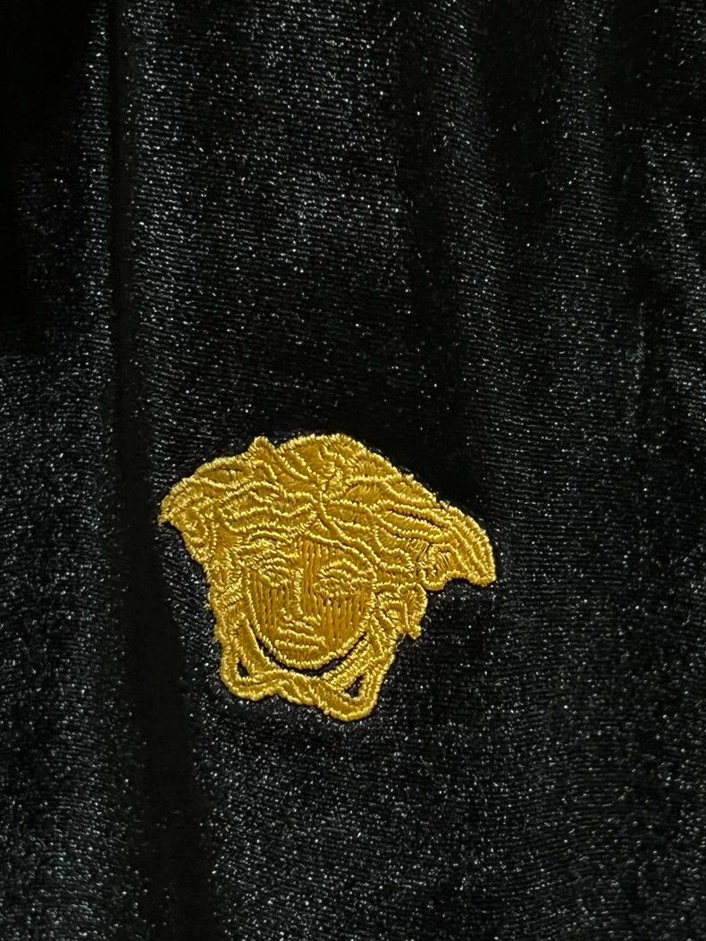 Versace VERSACE Black Velour Bomber Jacket - dmc Size US L / EU 52-54 / 3 - 7 Thumbnail