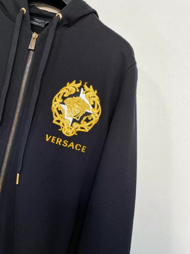 Versace Versace Medusa Zip Hoodie Black - dmc Size US XS / EU 42 / 0 - 3 Thumbnail