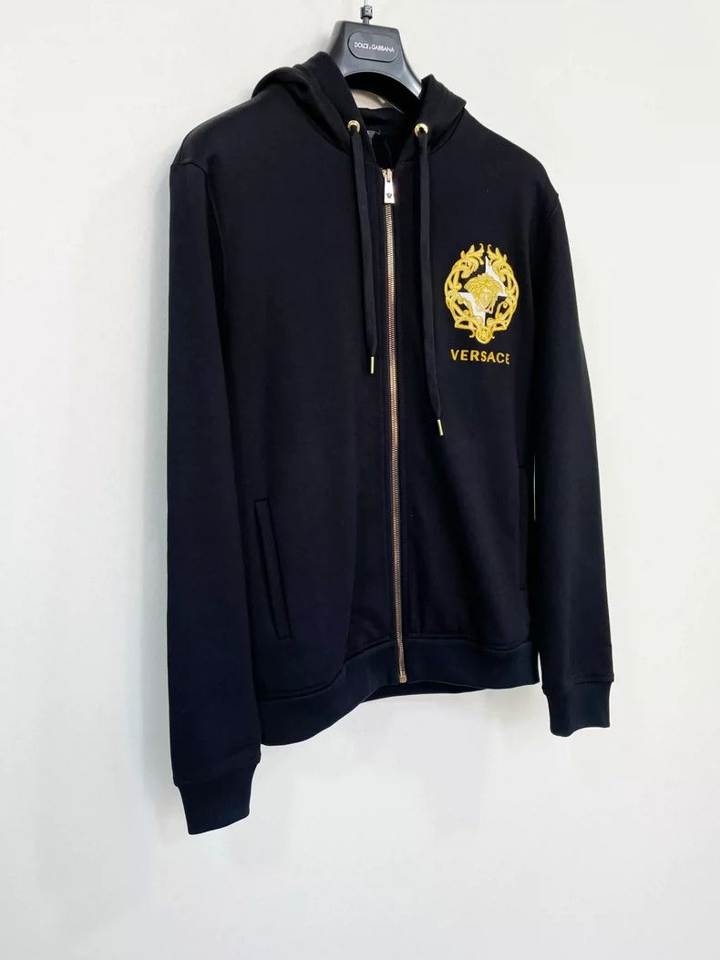 Versace Versace Medusa Zip Hoodie Black - dmc Size US XS / EU 42 / 0 - 2 Thumbnail