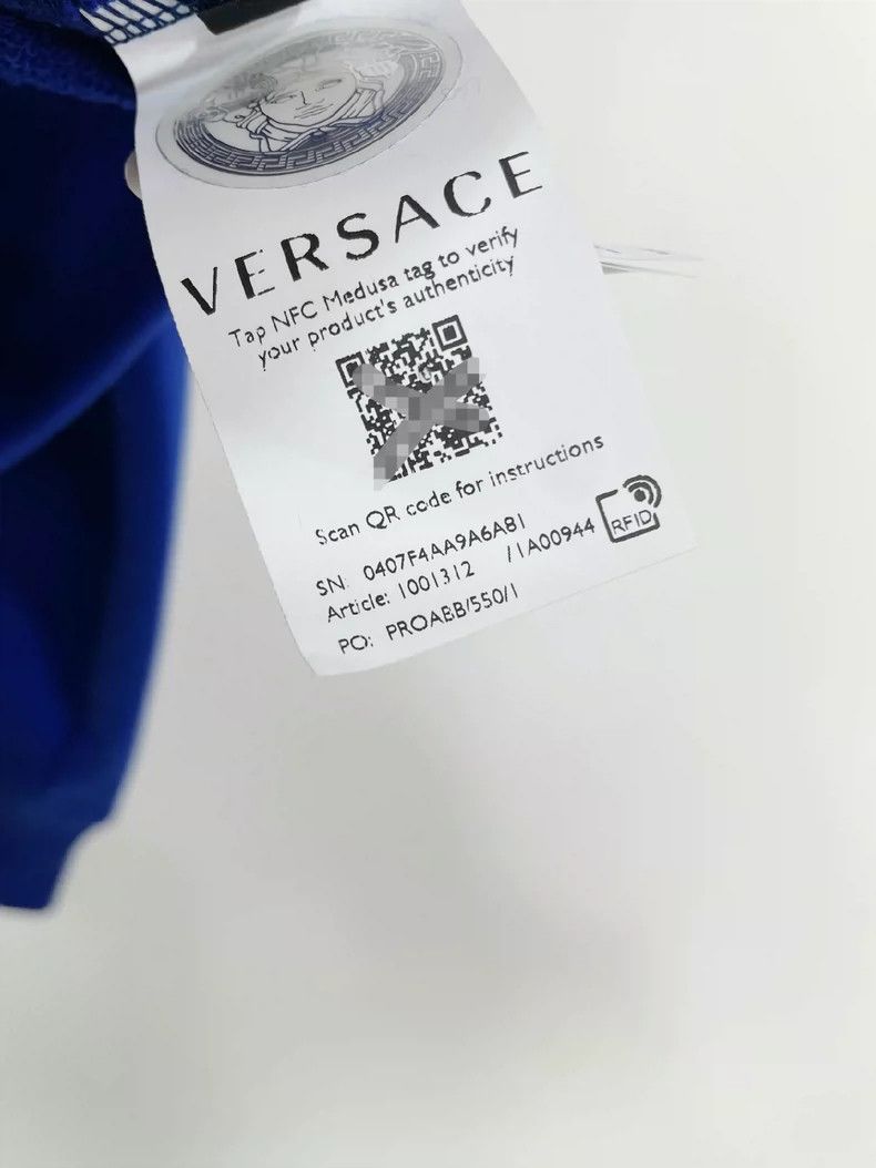 Versace VERSACE Medusa Logo Blue Sweatshirt - dmc Size US L / EU 52-54 / 3 - 6 Thumbnail